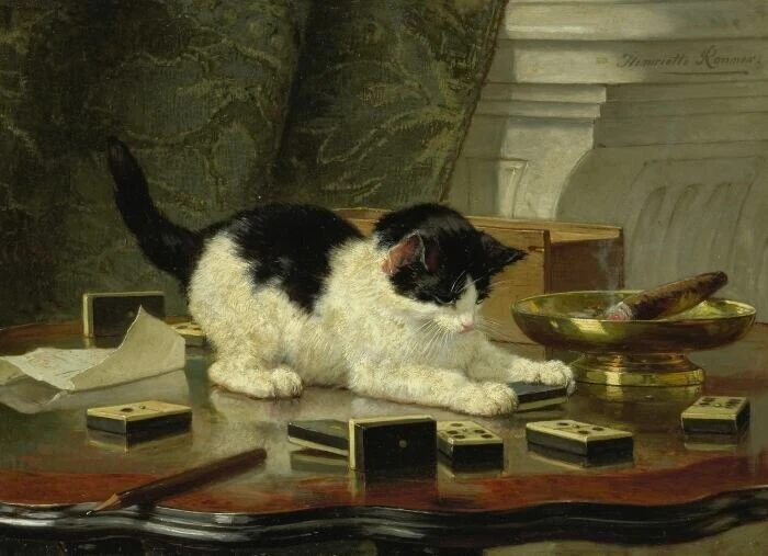 Генриетта Роннер-Книп – Игра котёнка.