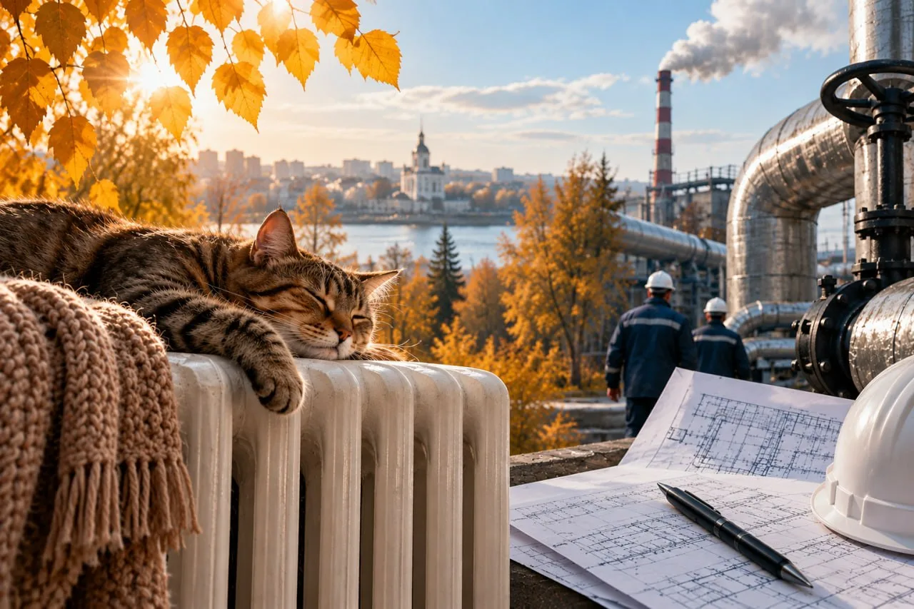 ☀️ Бабье лето откладывает старт отопительного сезона в Иркутске.