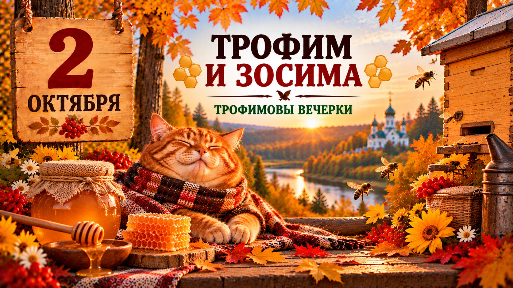 🌿 2 октября — Трофим и Зосима: народные приметы 🌿