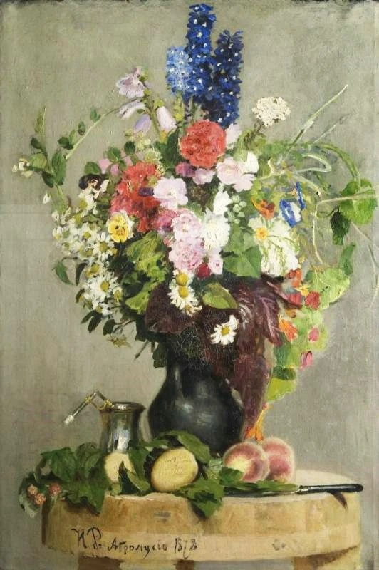 "Натюрморт. Букет", 1878 год