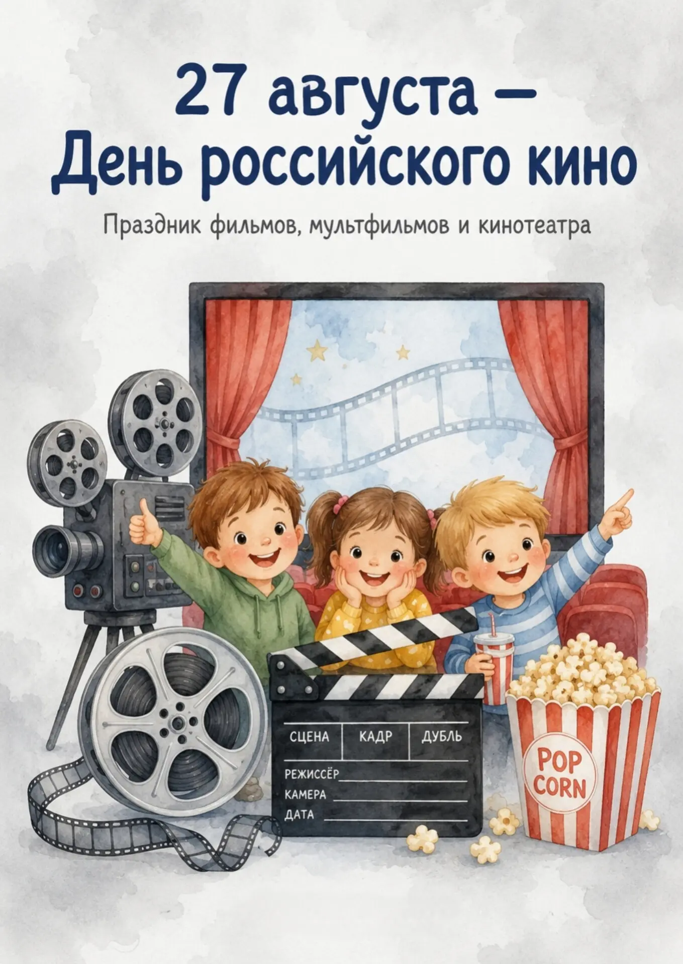 С Днем российского кино!🎬