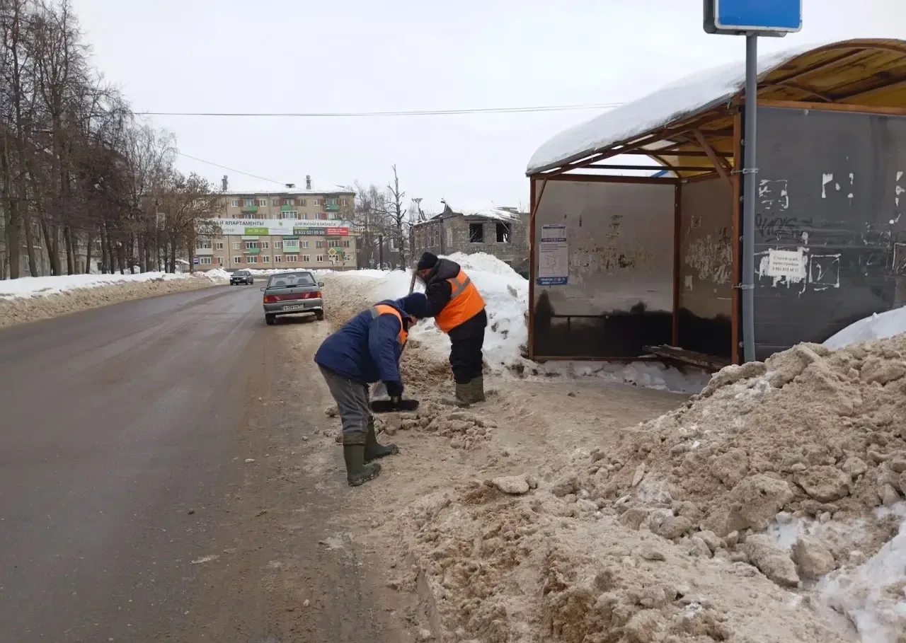 Круглосуточно, без перерывов и выходных. ⏰  ❄️Осадки закончились, но работа по уборке последствий сн
