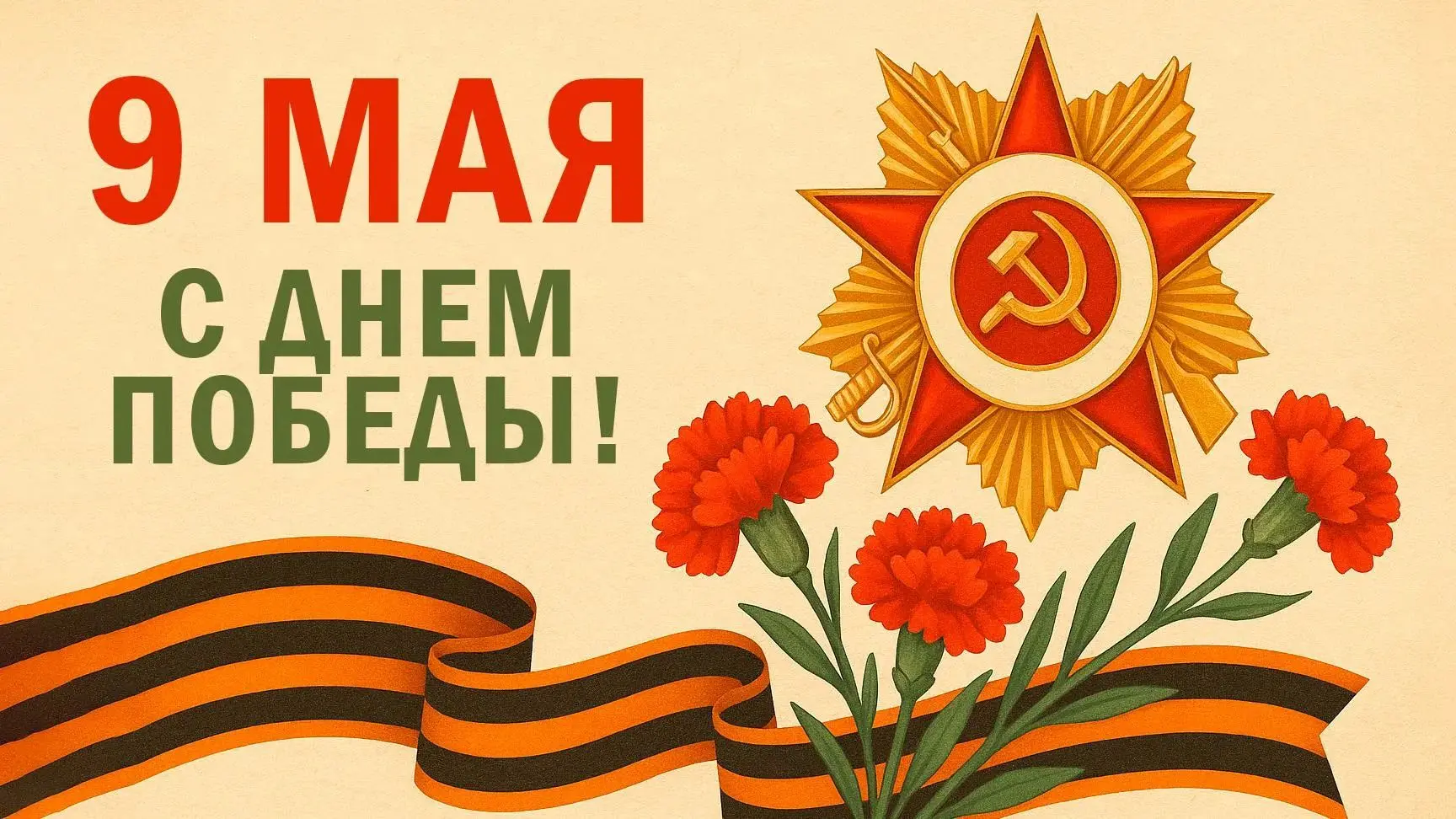 9 мая – День Победы советского народа в Великой Отечественной войне 1941-1945 годов