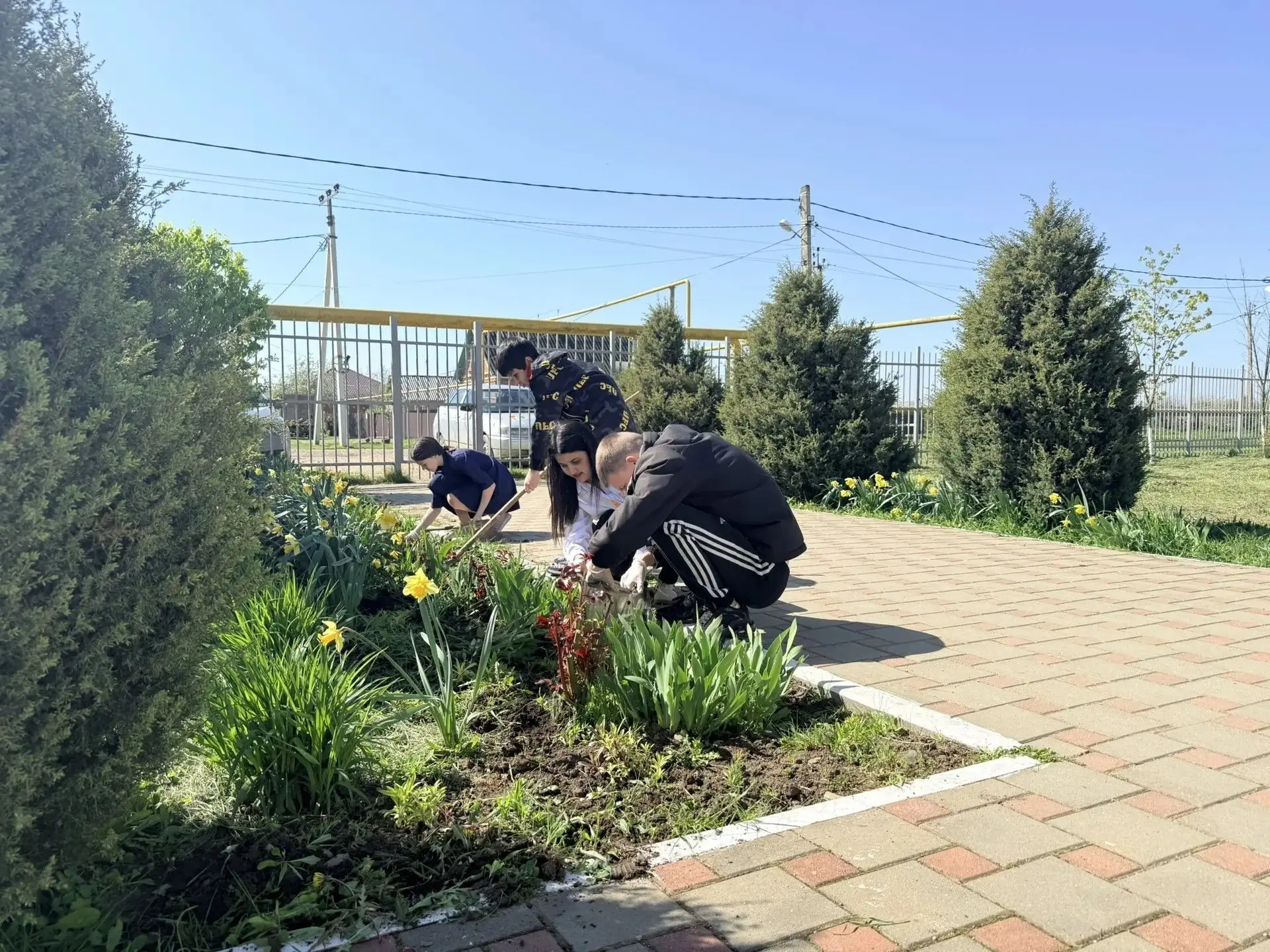 Наши ученики и педагоги вышли на большой школьный субботник! 🌳Мы дружно навели порядок...