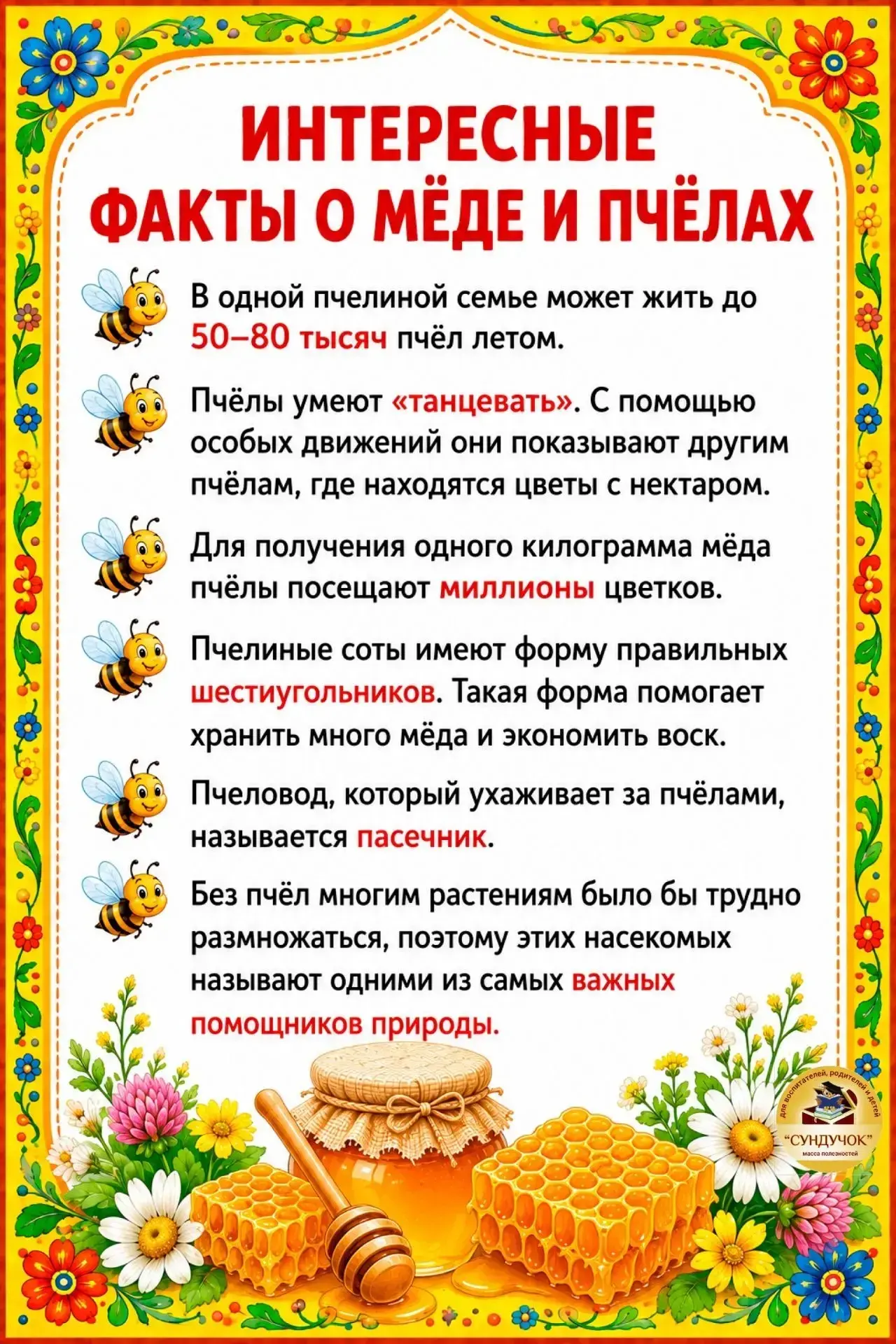 Сегодня в нашем детском саду прошёл «Пчелиный и медовый день» — яркий и познавательный ...