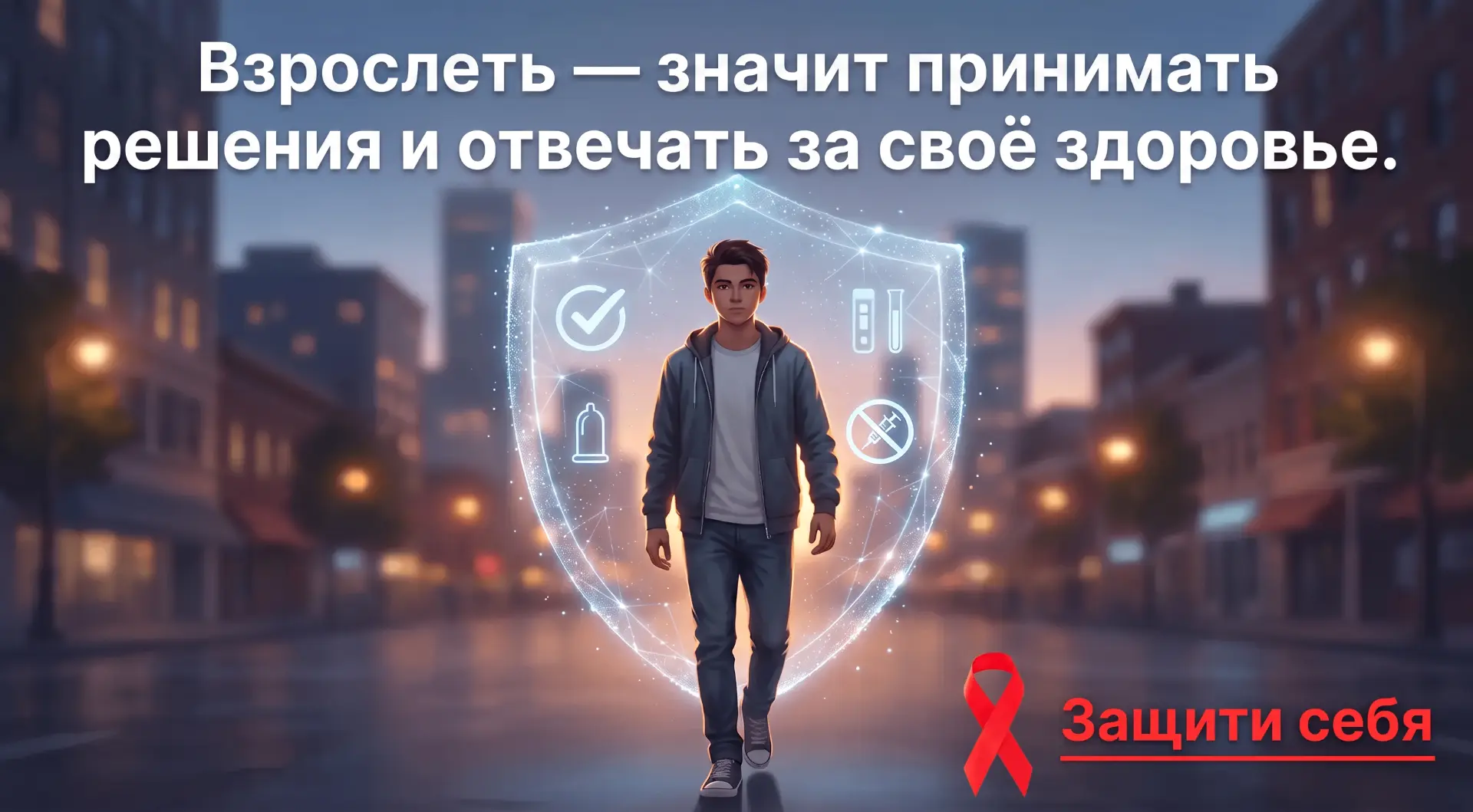 Взрослеть — значит принимать решения и отвечать за своё здоровье.
