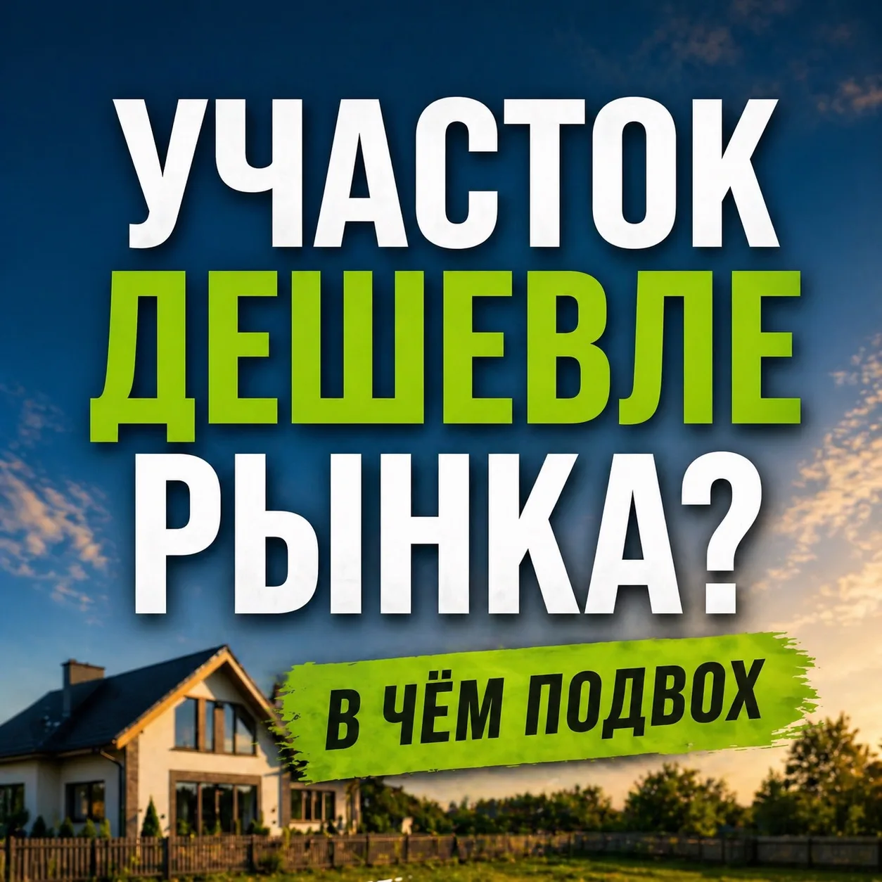 🌿 НАЧИНАЕТСЯ СЕЗОН ПОКУПКИ УЧАСТКОВ.