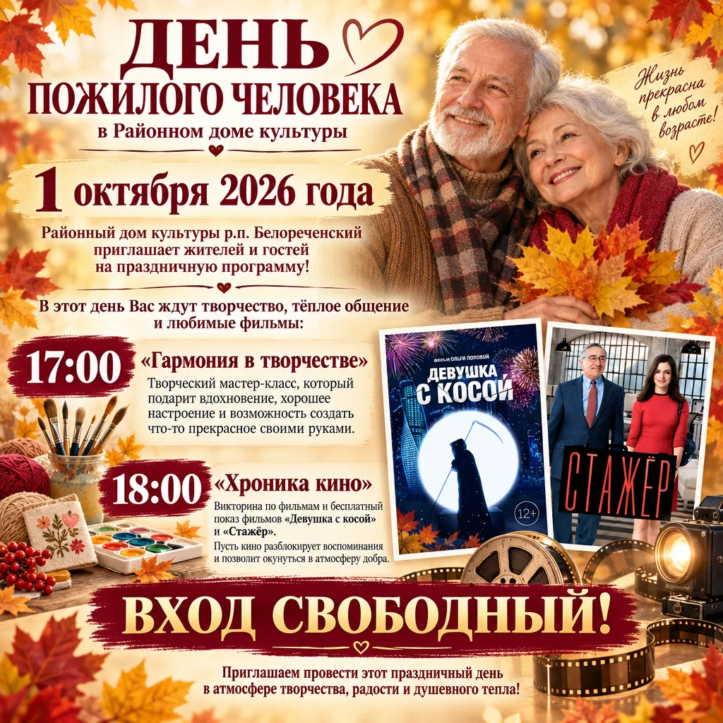 День пожилого человека в Районном доме культуры