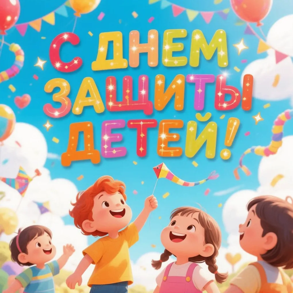 👦🏻👧🏻 С Днём защиты детей!
