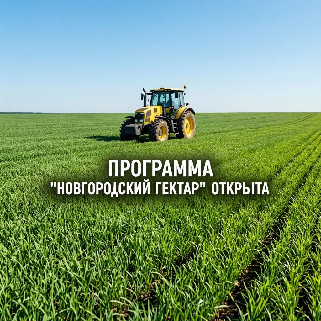🌾 «Новгородский гектар»: земля для фермеров — без оплаты! 🌾