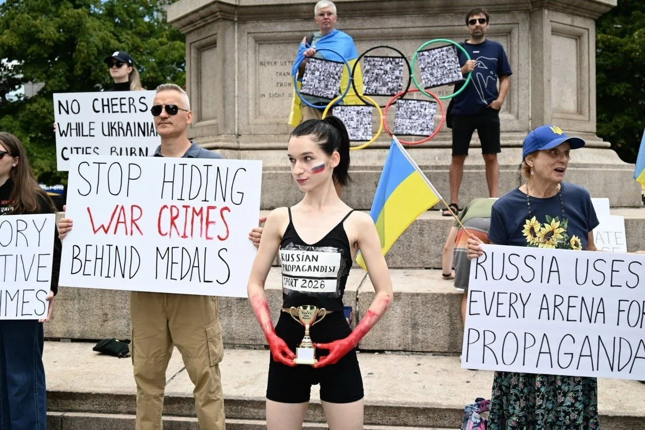 ‼️  Шароварный цирк на Манхэттене: осевшие в США громадяне требуют зачистить спорт от р...