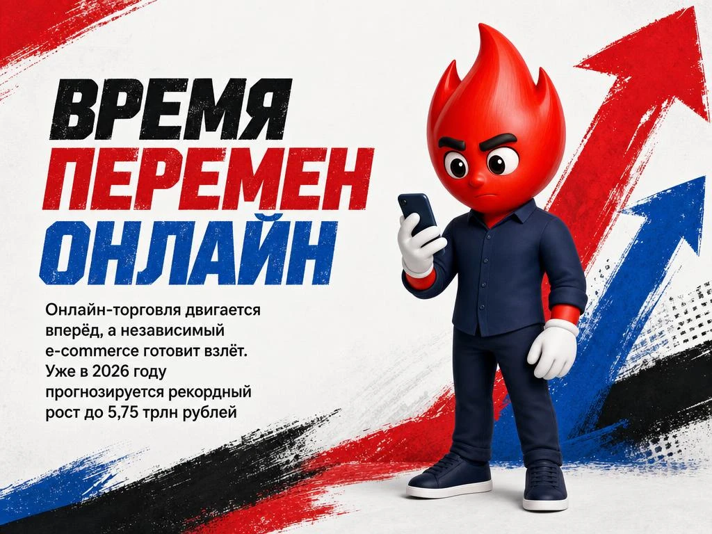 🔥 Онлайн-торговля стагнирует, а независимый e-commerce готов к прорыву — к 2026 году о...