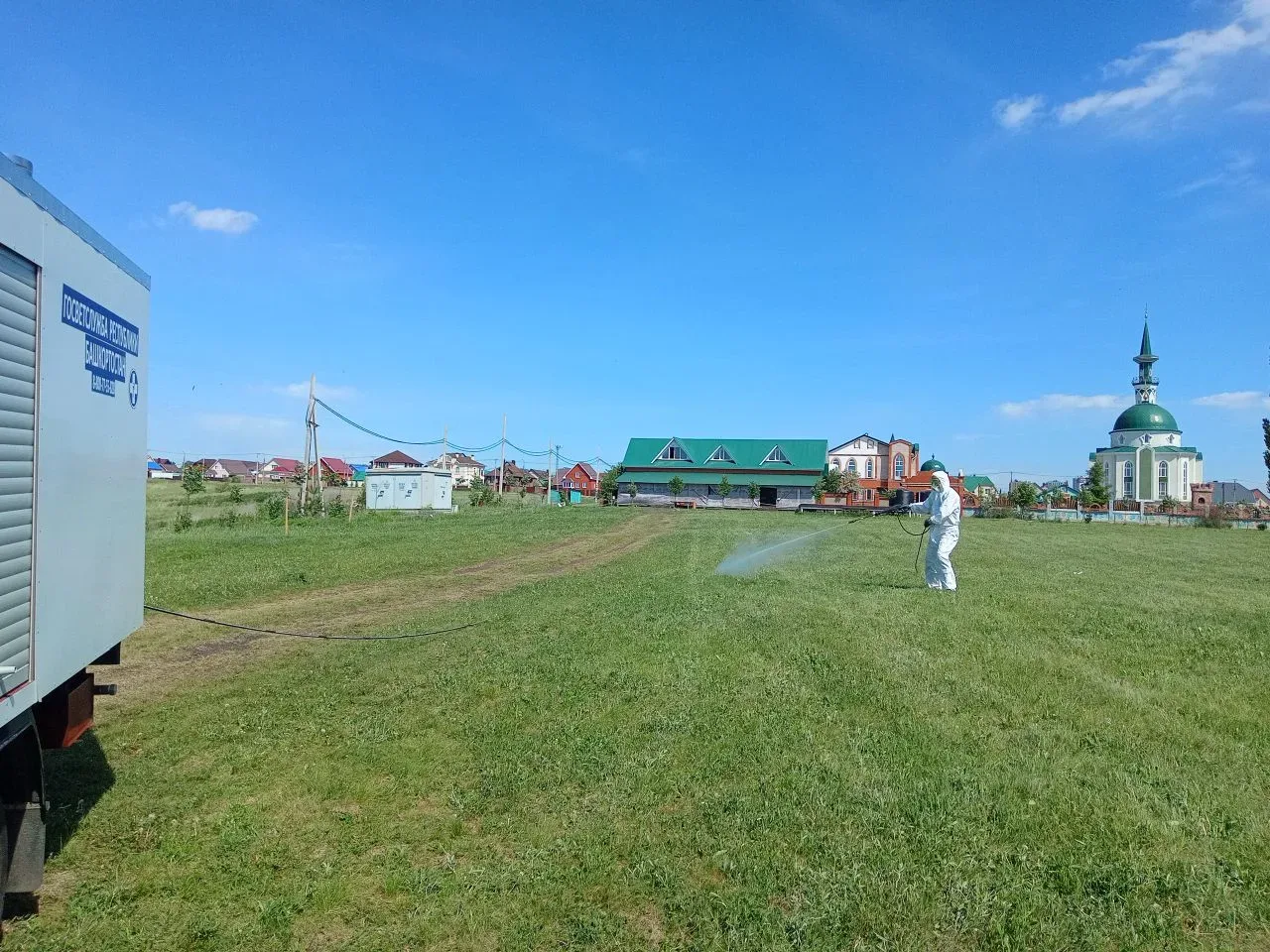 В преддверии одного из главных исламских праздников — Курбан-байрам — на территории, пр...