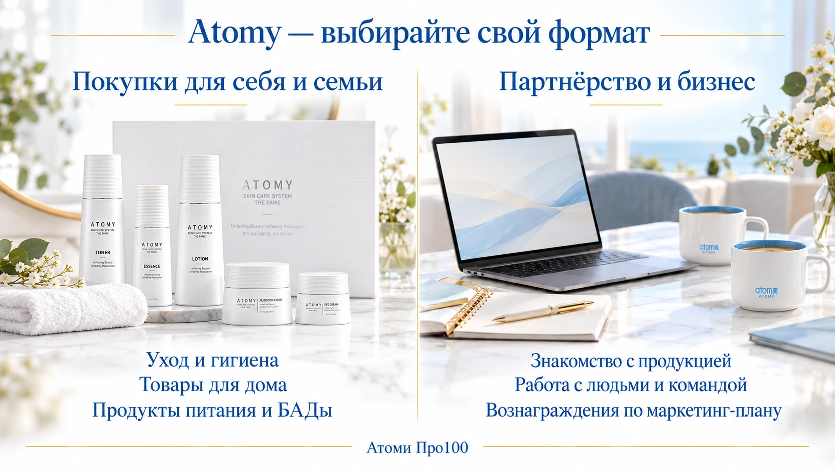 💙 ATOMY: МОЖНО НАЧАТЬ С ОБЫЧНЫХ ПОКУПОК