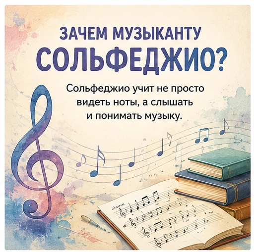 🎼 Зачем музыканту сольфеджио?