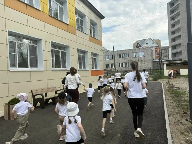 Ко Дню Великой Победы в нашем детском саду состоялась яркая и трогательная акция «Забег...