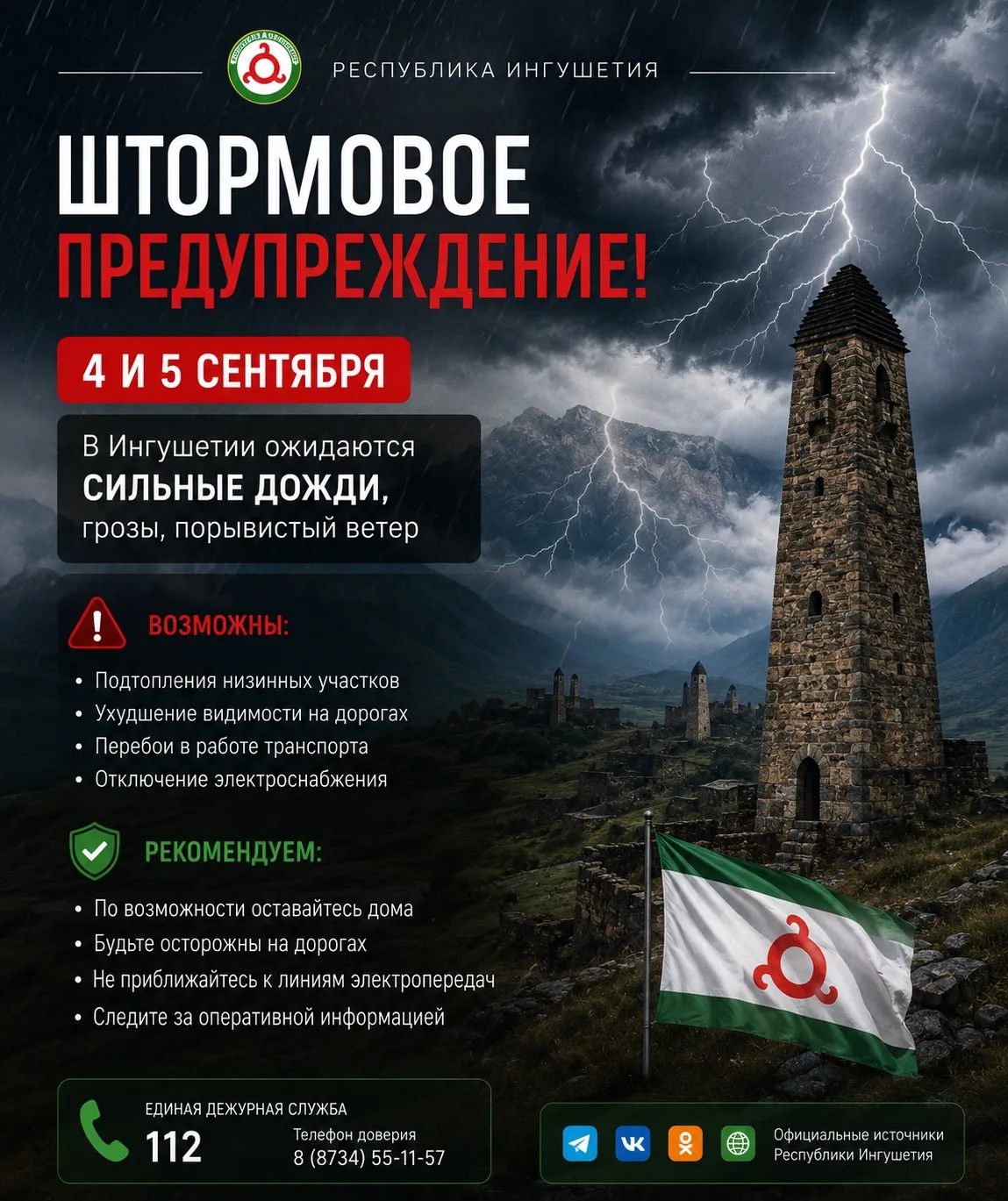 ⚠️ ШТОРМОВОЕ ПРЕДУПРЕЖДЕНИЕ