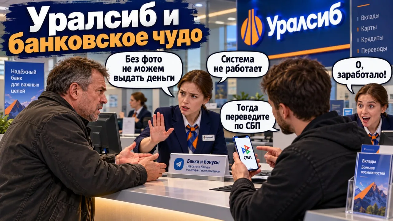Уралсиб: без фотосессии денег не будет!