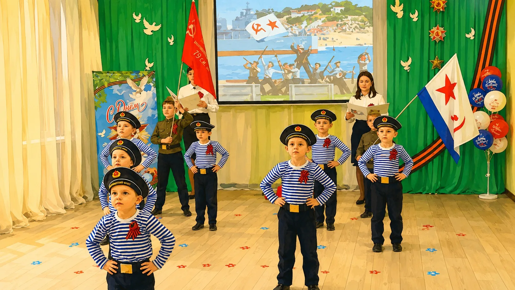 Поздравляем с Днём Военно-Морского Флота России!

В этот праздничный день от всей души желаем всем, 