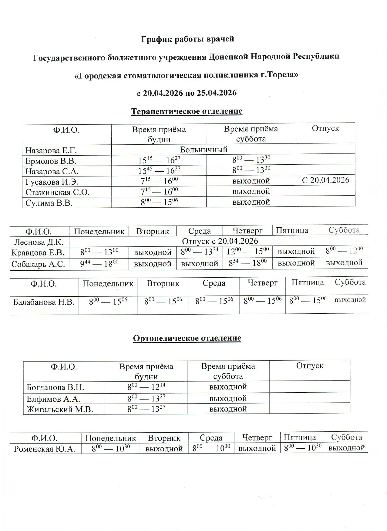 Медиа публикации