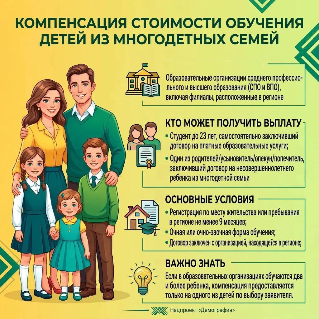 📢 Важная новость для многодетных семей Смоленской области!