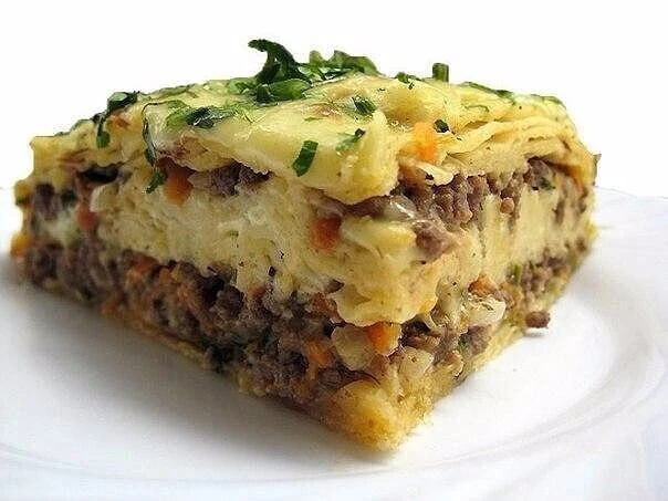 Готовим Мясной пирог из тонкого армянского лаваша