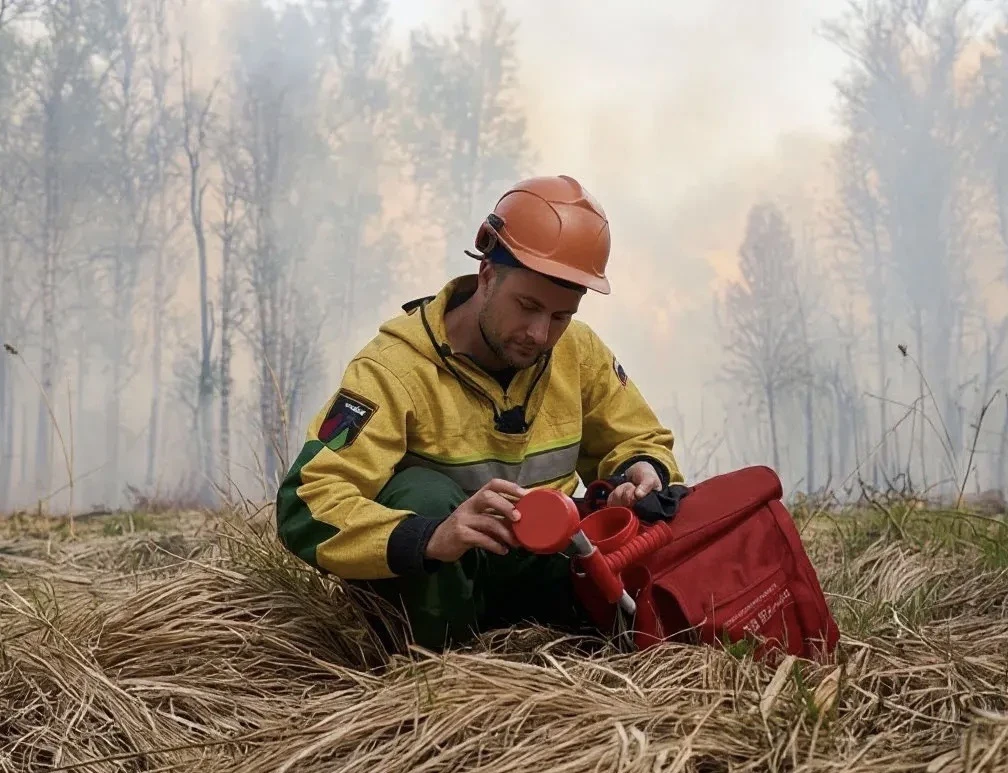 ⚠️ Утром 12 сентября в лесах Мирнинского района 🪾🔥🌲действуют пять пожаров.