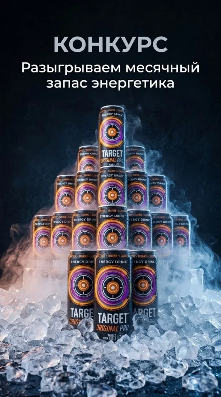 🎁 РАЗЫГРАЕМ МЕСЯЧНЫЙ ЗАПАС НОВИНКИ TARGET ORIGINAL PRO!!!
