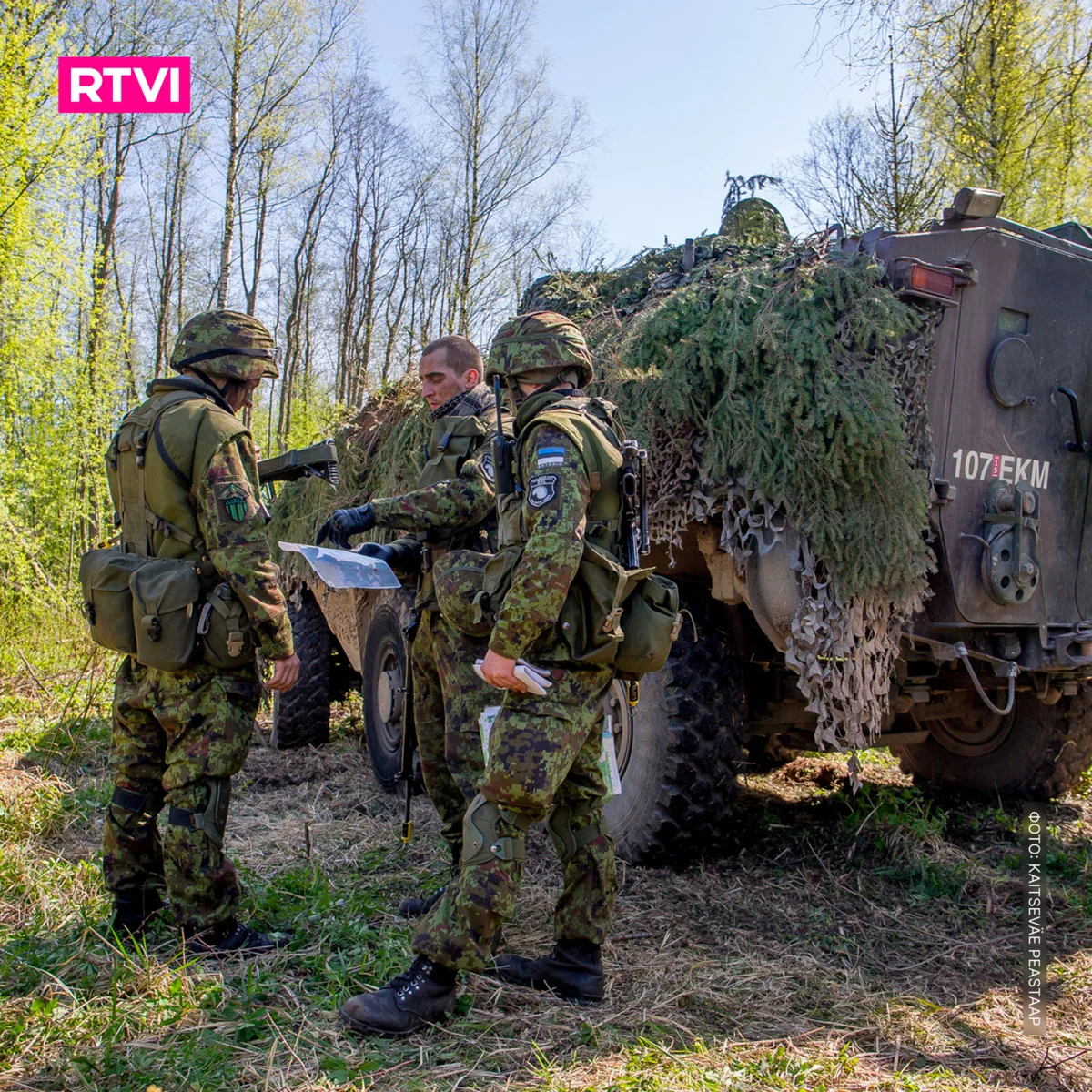 Эстония перебрасывает войска ближе к границе с Россией