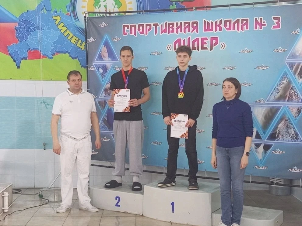 💥"Липецкий резерв" - три медали в копилке наших пловцов.