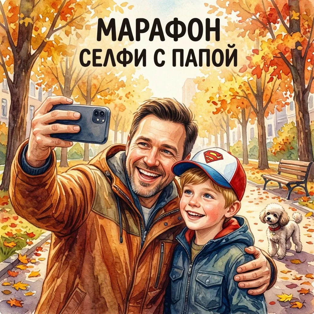 ❗ВНИМАНИЕ: Объявляем марафон «СЕЛФИ С ПАПОЙ»!📸🤳❗