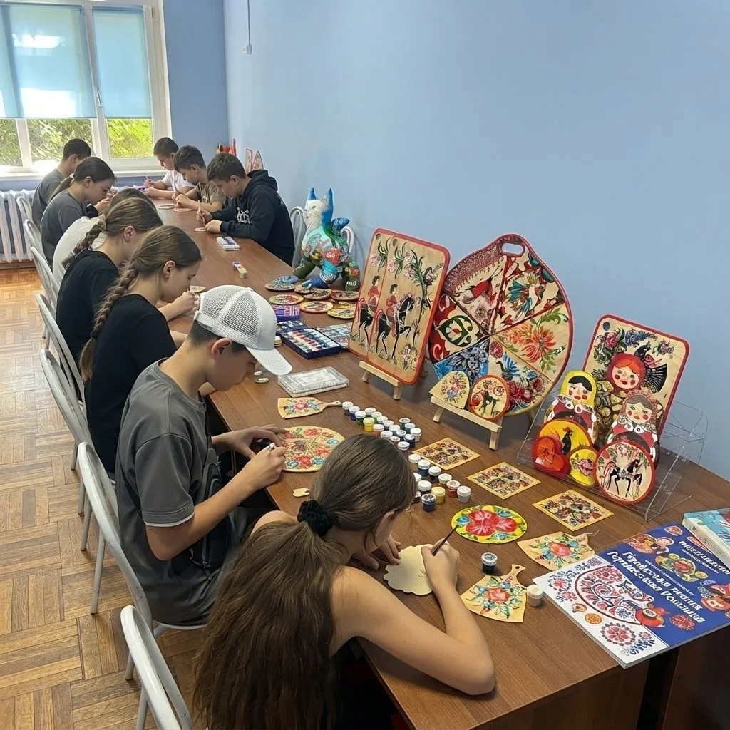 В Доме культуры посёлка Белозерный состоялся увлекательный мастер-класс, посвященный народным узорам