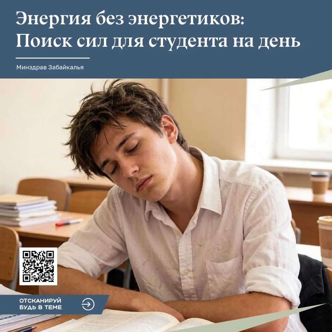 🧠 Твой мозг — не вечный двигатель. Где студенту взять силы на день без энергетиков?