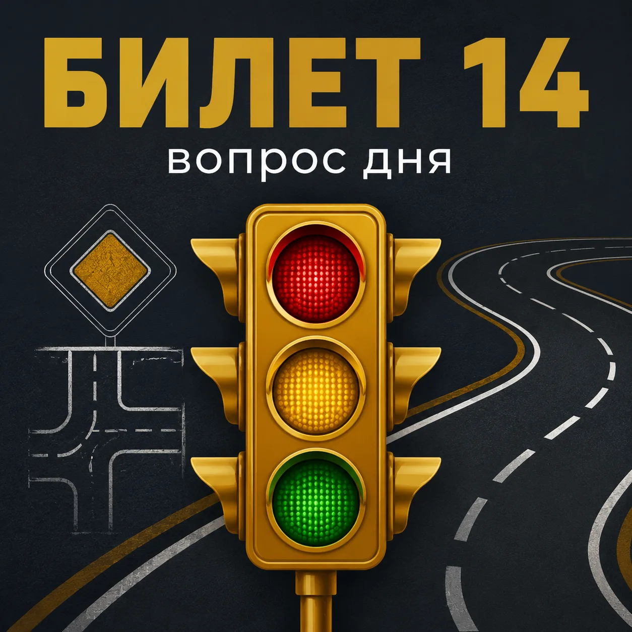 🚦 Вопрос из билета 14