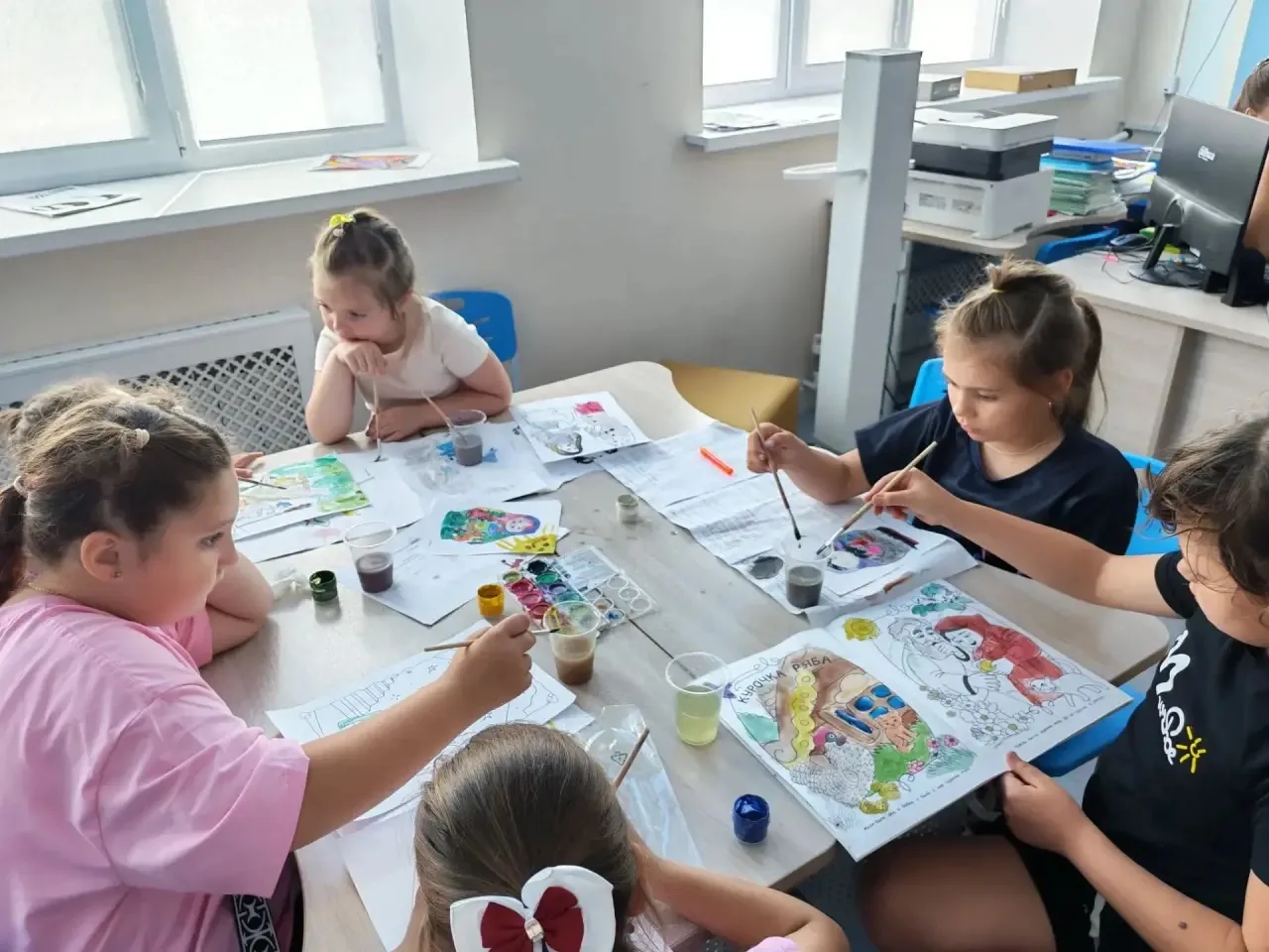 В пришкольном лагере "Родники" МБОУ СОШ N43 прошёл яркий и насыщенный «День профессий» , программа к