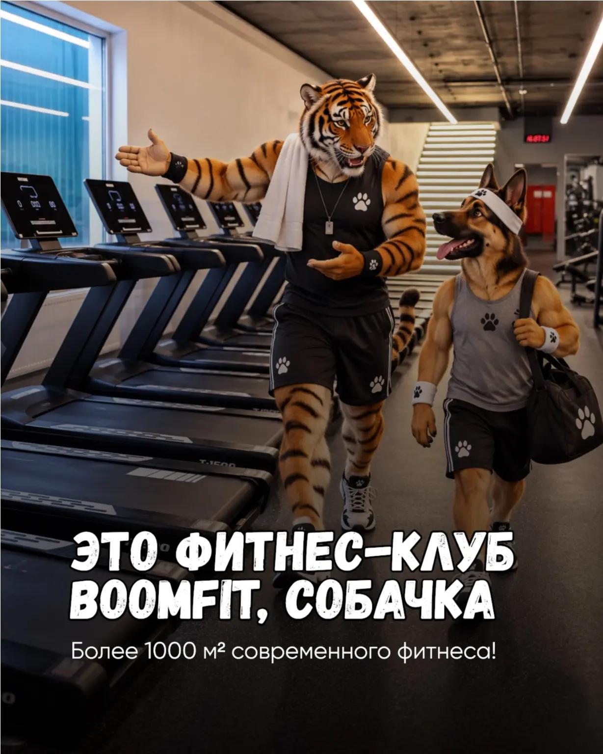 Вот такой вот фитнес-клуб BOOMFIT в Лыткарино, собачка💥