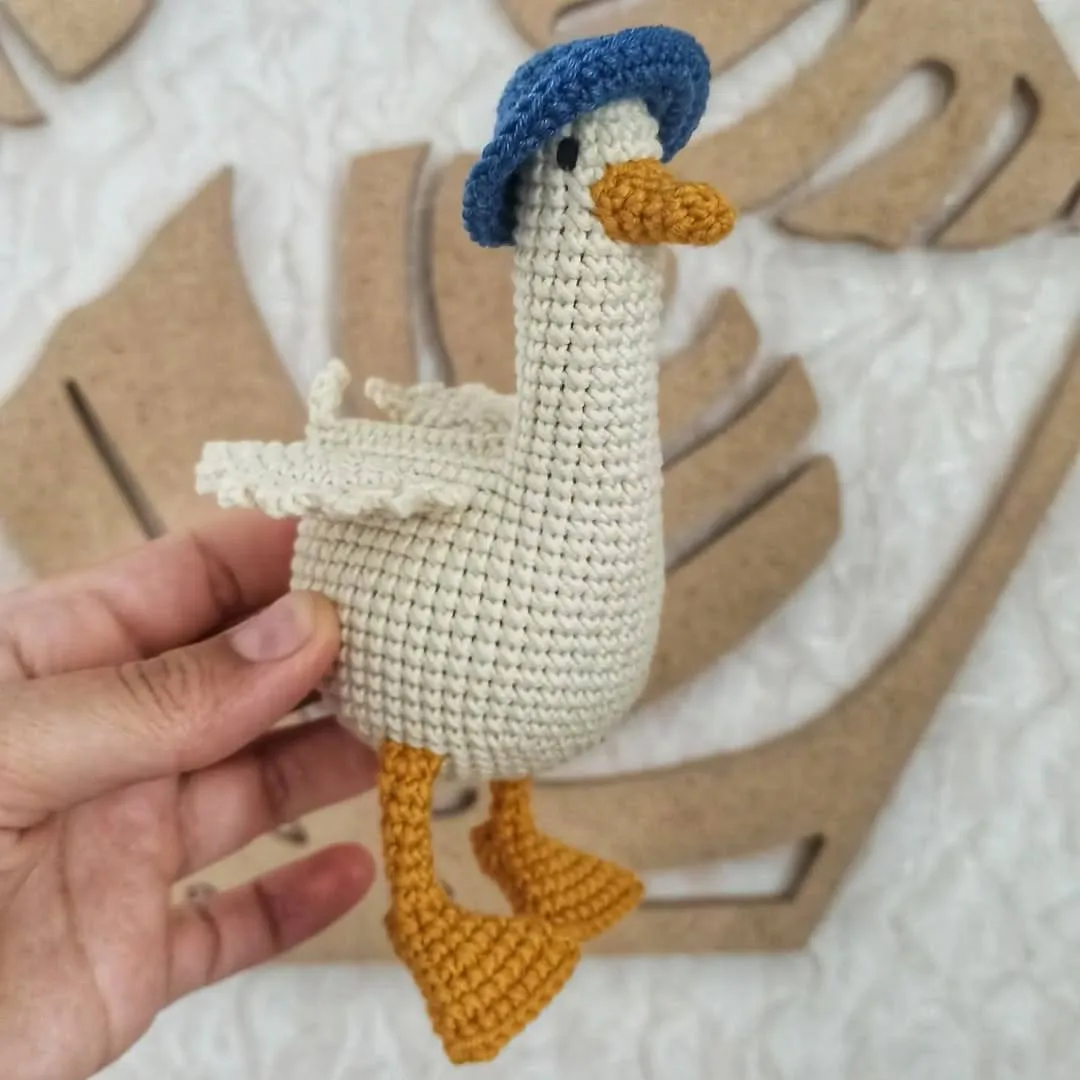 🦆 Гусёнок описание.
Автор : Светлана Маметова.

Мы вконтакте | Вяжем игрушки  🧶
