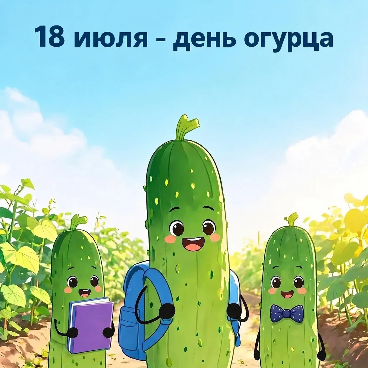 🥒 18 июля — День огурца! 🥒
🗓️Знаете ли вы, что сегодня особенный день? 18 июля отмечается День ог