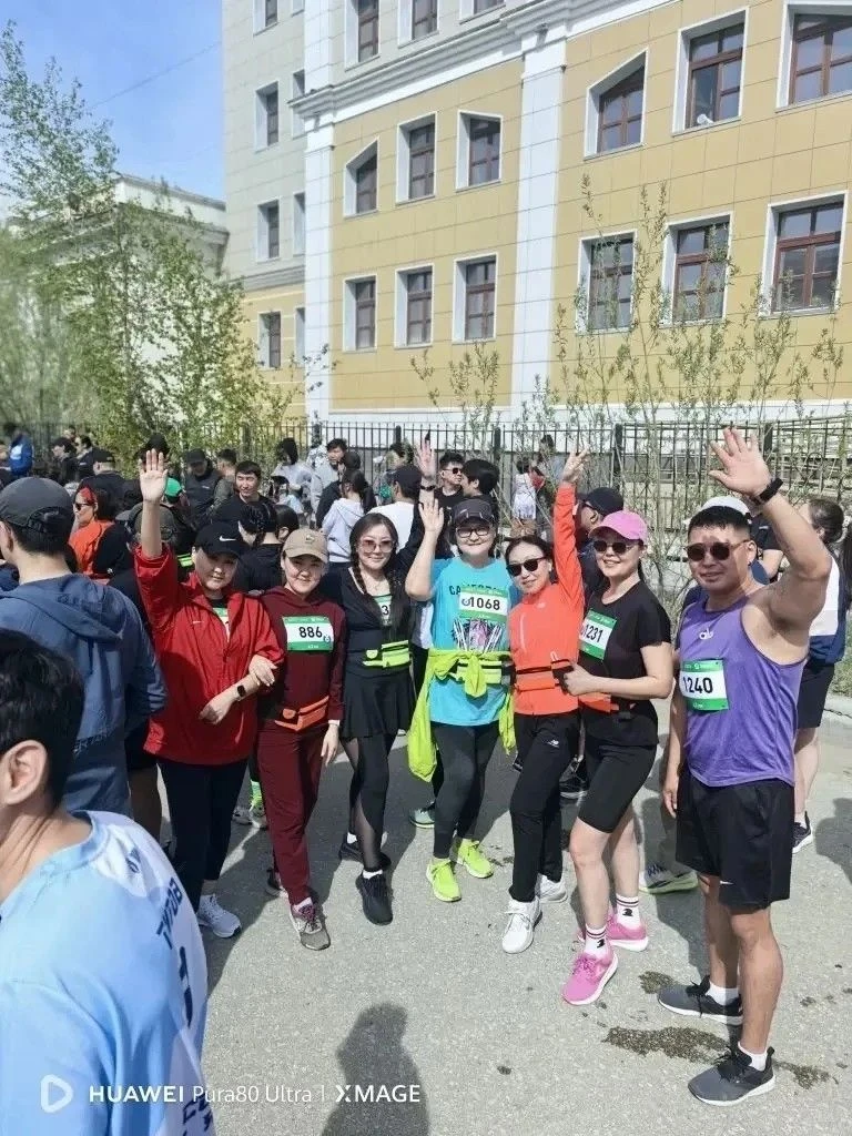 🏃‍♀️ Сотрудники поликлиники №1 вышли на «Зеленый марафон»