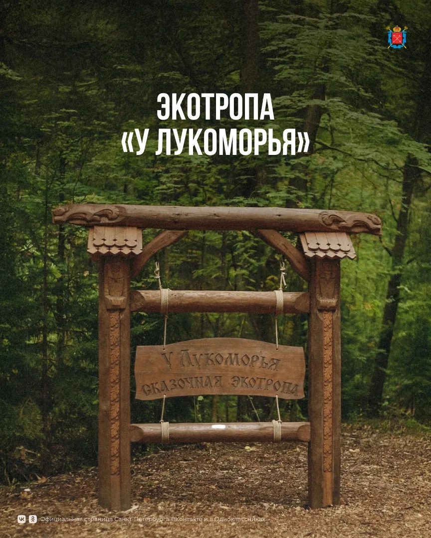Экотропа «У Лукоморья» — место, где прогулка превращается в небольшое путешествие по русским сказкам