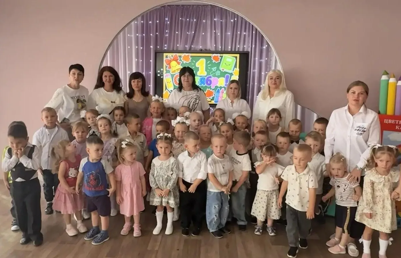 Сегодня в  нашем детском саду состоялось яркое и трогательное празднование Дня знаний. ...