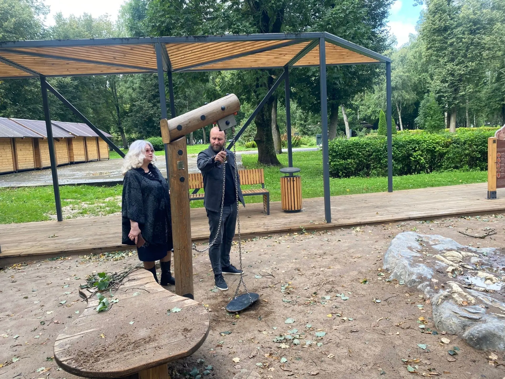В центре внимания детские и спортивные площадки в Кремлевском парке