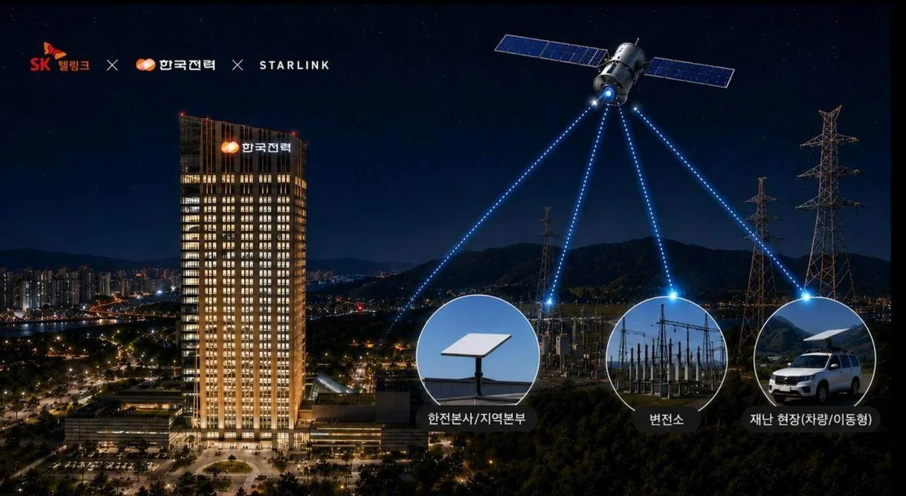 Компании SK Telink, Korea Electric Power Corp. и Starlink Korea заключили трехстороннее соглашение о