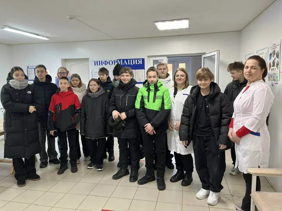 26.02.2026 года обучающиеся 7 А, 9 Г, 11 Б классов нашей школы посетили КГКУ Шарыповский отдел ветер