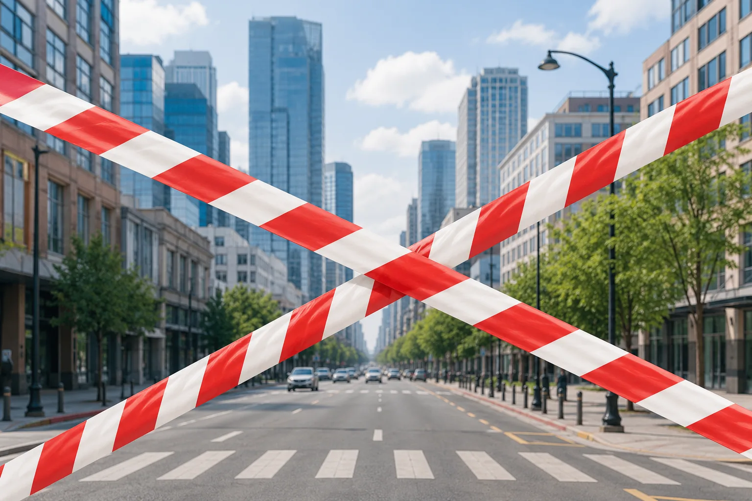 🚧 Временные ограничения движения транспорта в районе железнодорожного переезда на улиц...