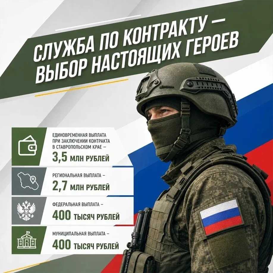 Служба по контракту — выбор сильных духом💪🏻

А еще — это достойная заработная плата и профессионал