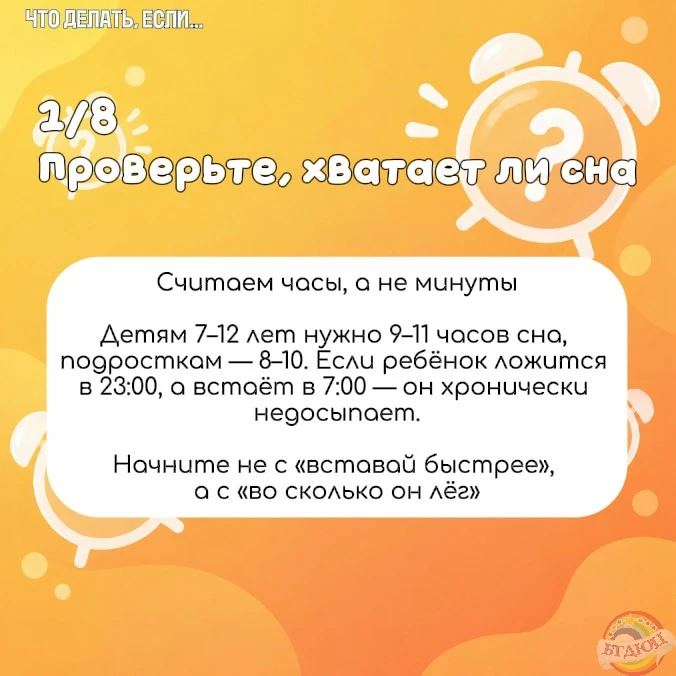 🟨 ЧТО ДЕЛАТЬ, ЕСЛИ…
