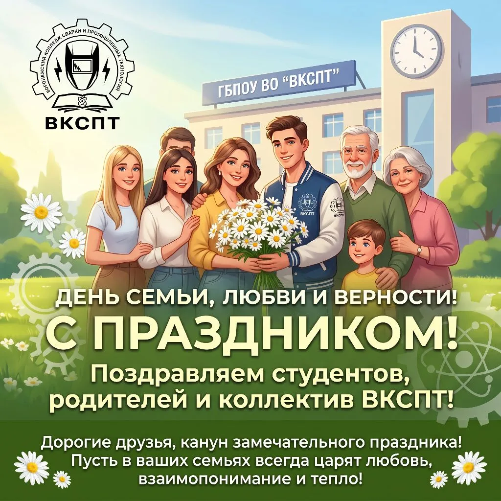 ☀️ День семьи, любви и верности: готовимся праздновать! 

Завтра, 8 июля, Россия отмечает один из са
