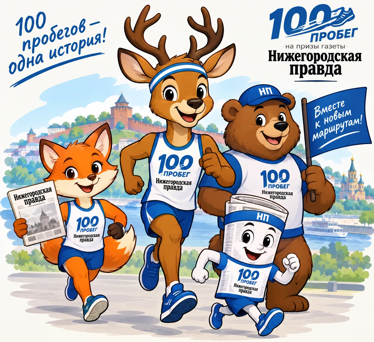 ‼️ Впишите своё имя в историю — участвуйте в конкурсе талисманов к 100-му пробегу на пр...