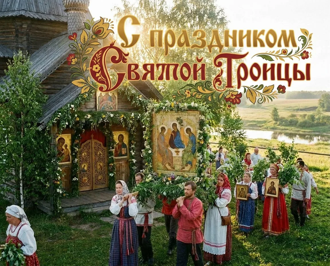 ✨ Светлой Троицы! 🌿🕊